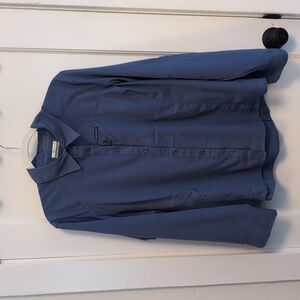 Columbia blue button down shirt
